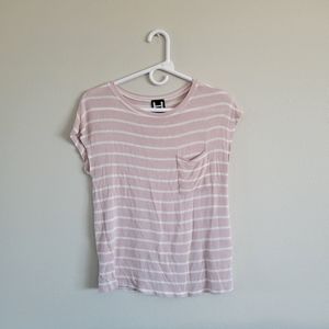 Sofr Girl Aesthetic Purple White Stripped Tshirt Size Small